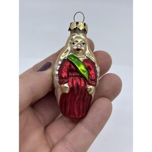Mini Mother Mary Angel Wings Nativity Ornament